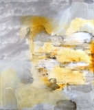 Staining_oil, ink/linen, 178x154cm/70x60in