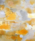 Staining_oil, ink/linen, 178x154cm/70x60in