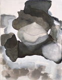 Staining_oil, ink/linen, 51x39cm/20x15.5in