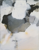 Staining_oil, ink/linen, 51x39cm/20x15.5in