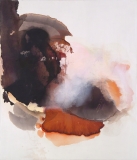 Staining_oil, ink/linen, 178x152cm/70x60in