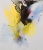 Imbuing, Oil,ink/linen,178x152cm/70x60in